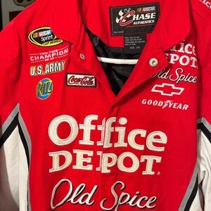 Chase Authentics Red and White Racing Jacket